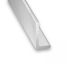 Raw Aluminium Unequal Corner Profile - 15mm x 20mm x 2m