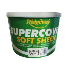 Ridgeway Super Cover Soft Sheen Paint - Brilliant White 10L