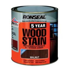 Ronseal 5 year Woodstain Walnut 750ml