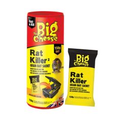 Big Cheese Rat Killer Grain Bait Sachet - 150g
