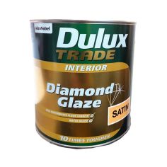Dulux Trade Interior Diamond Glaze Clear Floor Varnish  - Satin 2.5L 