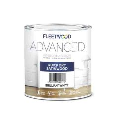 Fleetwood Advanced Satinwood Brilliant white - 1L
