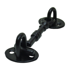 100mm (4") Black Japanned Cast Cabin Hook