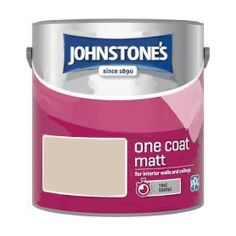 Johnstones One Coat Matt Paint - Seashell 2.5L