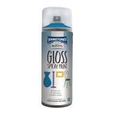 Johnstones Revive Gloss Spray Paint - Sky Blue 400ml