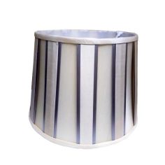 Silver Pleat Lamp Shade - 35cm