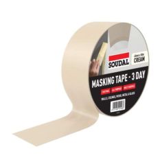 Soudal Masking Tape 3 Day Cream - 48mm x 50m