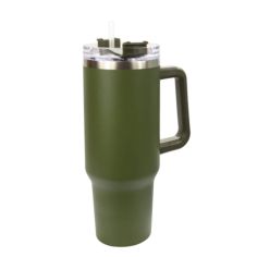 Stainless Steel Insulated 40Oz Cup With Straw - Sage