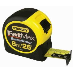 Stanley Fatmax Blade Armor Measuring Tape - 8m /26ft