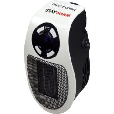 Stay Warm 500W Plugin Local (2m2) Power Heater with 2 Fan Speeds