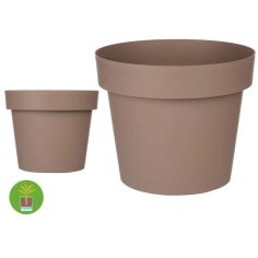 Brown Pot with Water-storage Reserve - 35cm 