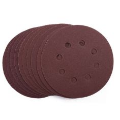 Assorted Round Sanding discs - 10 pieces 