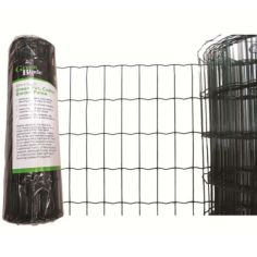 Green PVC Coated Garden Fence - 10m X 0.6m