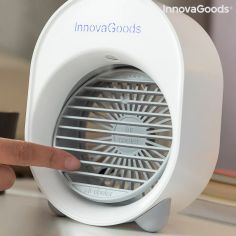 InnovaGoods Mini Ultrasonic Humidifier Air Conditioner with LED