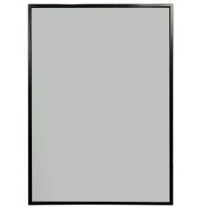 Tema Porto Black Framed Rectangular Mirror 70cm X 50cm 