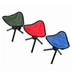 Camping Stool 30 x 30 x 38 cm - assorted colours 