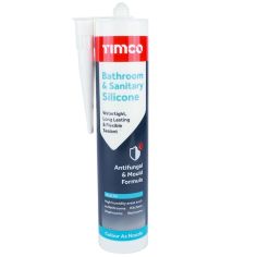 Timco Bathroom & Sanitary Silicone - White