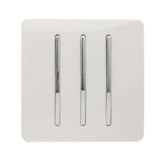 Trendi 3 Gang 2 Way Switch White