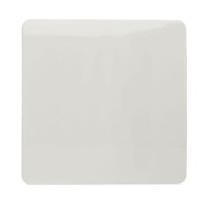 Trendi Single Blanking Plate - White