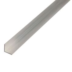 Trojan Angle Profile Anodised Aluminium Silver 15mm x 15mm