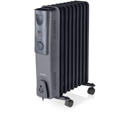 Warmlite 2KW Oil Filled Radiator - Dark Titanium 