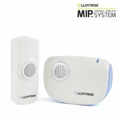 MiP 32 Melody Battery Operated Clip-On Door Chime - White