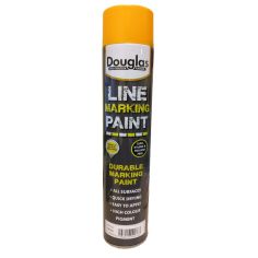 Douglas Yellow Line Marking Spray Paint - 750ml